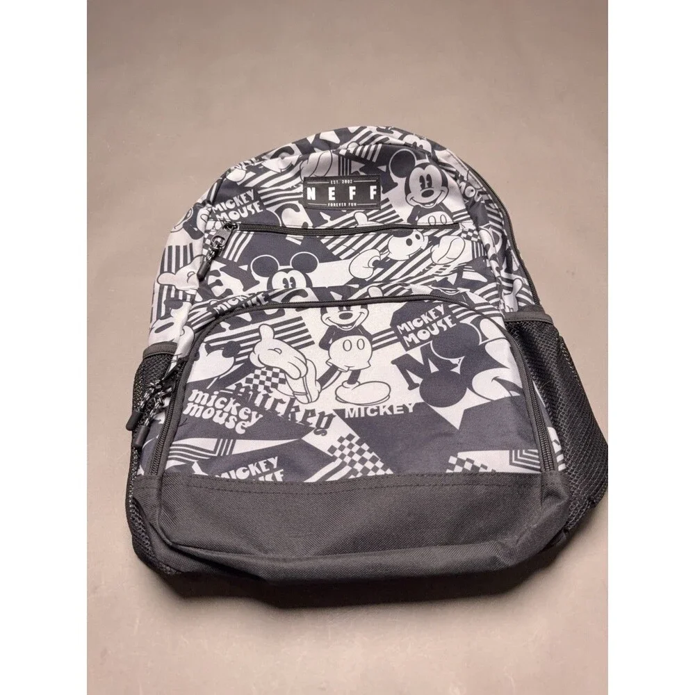 Neff X Disney Mickey Mouse Backpack Black Gray